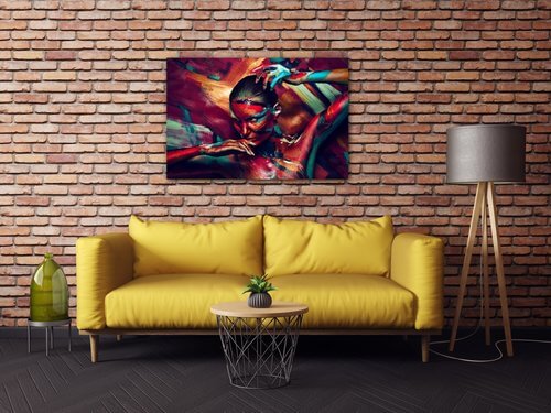 Bild Colorful woman - 60 x 40 cm
