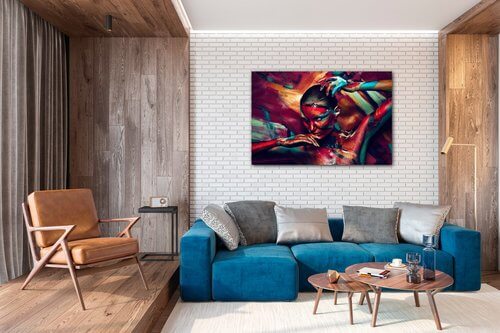 Bild Colorful woman - 60 x 40 cm