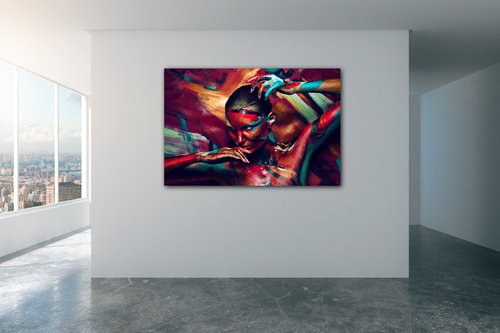 Bild Colorful woman - 60 x 40 cm