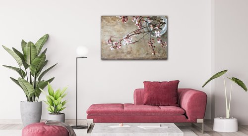 Bild Pink blossom - 90 x 60 cm