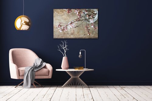 Bild Pink blossom - 90 x 60 cm