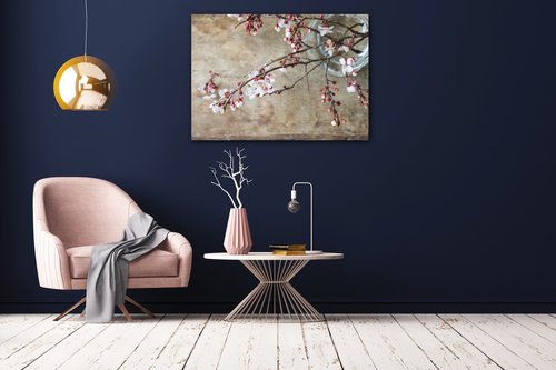 Bild Pink blossom - 70 x 50 cm