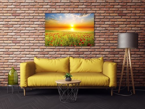 Bild Poppies field - 60 x 40 cm