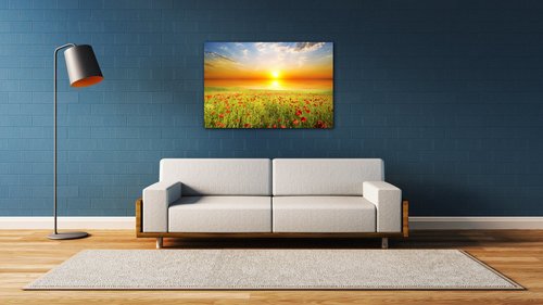 Bild Poppies field - 60 x 40 cm