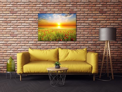Bild Poppies field - 70 x 50 cm