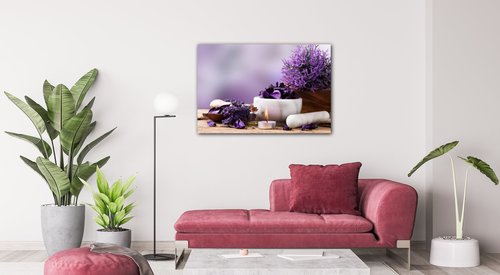 Bild Lavender still life - 90 x 60 cm