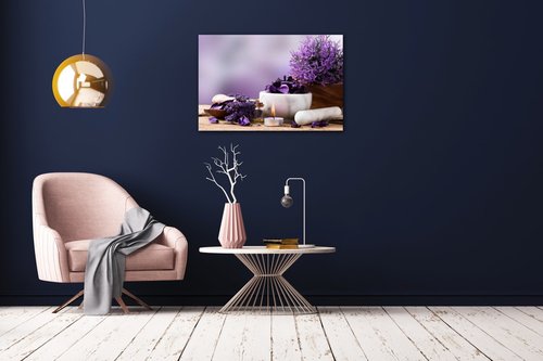 Bild Lavender still life - 90 x 60 cm