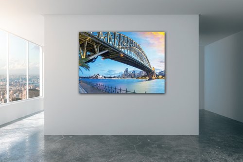 Bild City lights - 70 x 50 cm