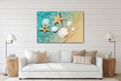 Bild Shells by the sea - 60 x 40 cm