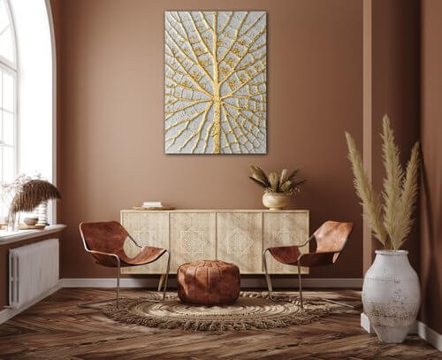 Bild Leaf structure - 50 x 70 cm