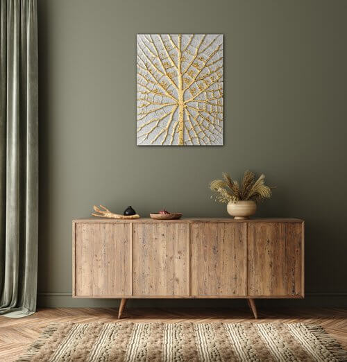 Bild Leaf structure - 70 x 90 cm