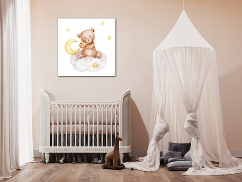 Obraz Cute little bear3 - 20 x 20 cm