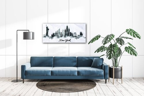 Bild New York panorama - 90 x 40 cm