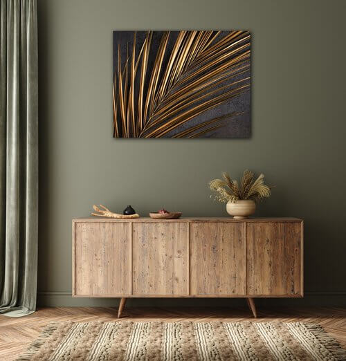 Bild Gold Palma - 90 x 70 cm