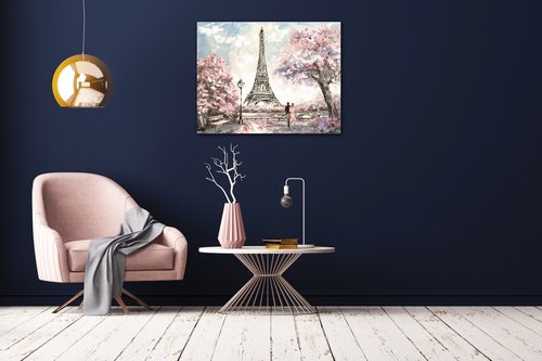 Bild Eiffel Tower2 - 90 x 70 cm