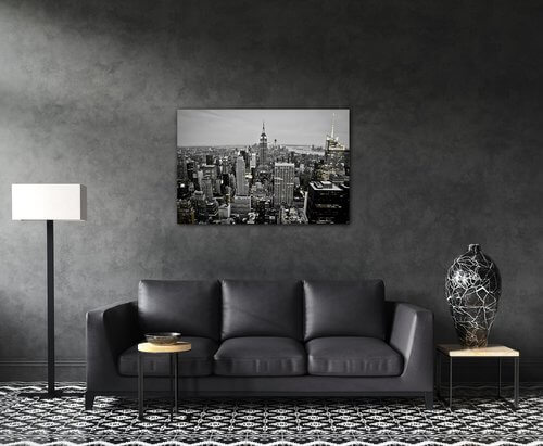 Bild New York in The Night - 90 x 60 cm