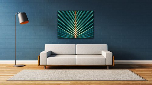 Bild Palm leaf - 90 x 70 cm