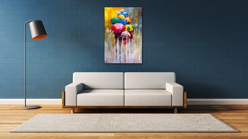 Bild Colorful Umbrellas - 40 x 60 cm