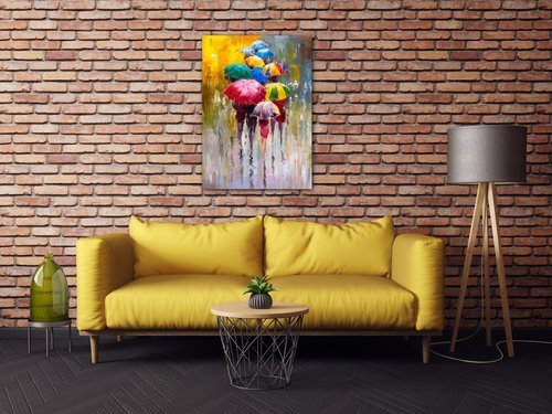 Bild Colorful Umbrellas - 50 x 70 cm