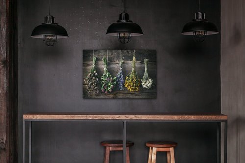 Bild Dry flowers - 90 x 60 cm