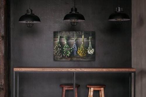 Bild Dry flowers - 70 x 50 cm