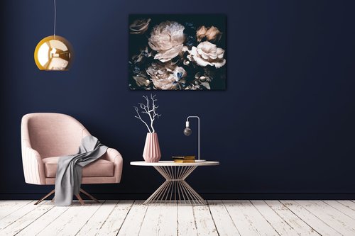 Bild Peonies and flowers - 90 x 70 cm