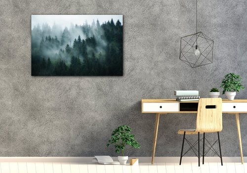 Bild Fogy forest - 90 x 60 cm