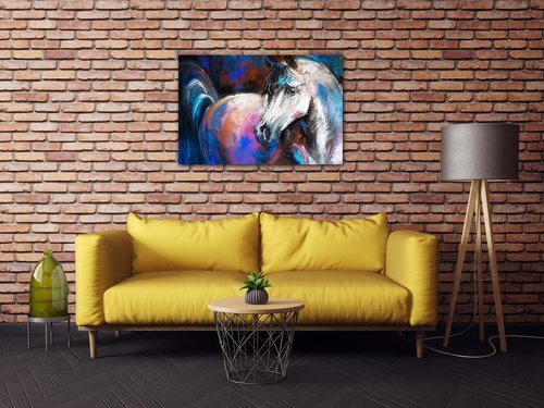 Bild Horse painted - 60 x 40 cm
