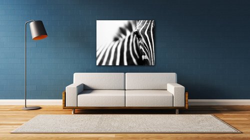 Bild Zebra detail - 90 x 70 cm