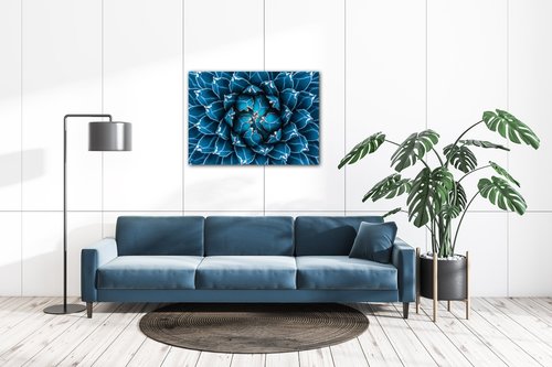 Bild Blue blossom - 70 x 50 cm