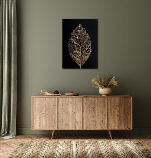 Bild Golden leaf - 50 x 70 cm