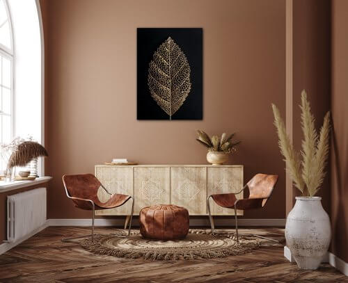 Bild Golden leaf - 50 x 70 cm