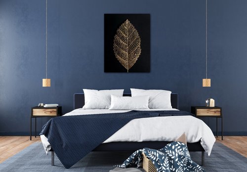 Bild Golden leaf - 70 x 90 cm