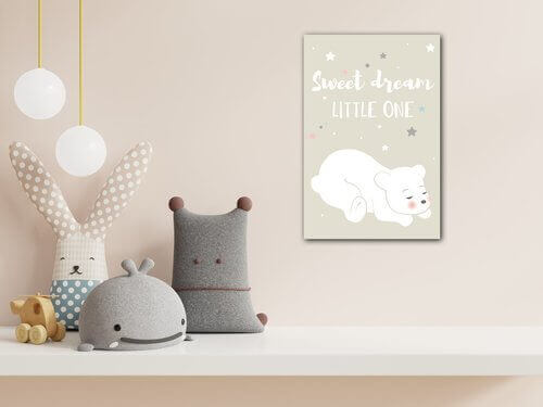 Obraz Sweet dream light green - 20 x 30 cm