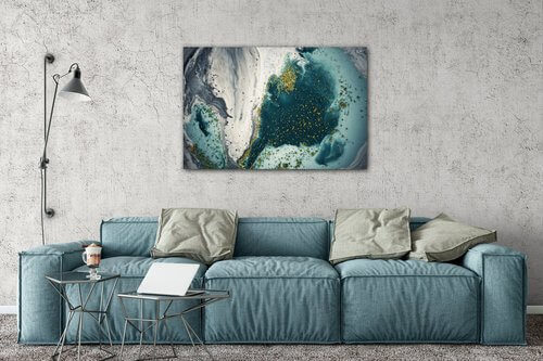 Bild Blue lagoon - 60 x 40 cm