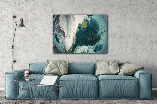Bild Blue lagoon - 70 x 50 cm