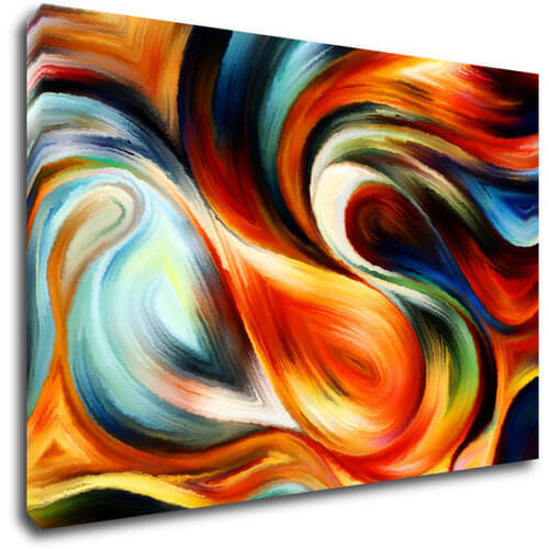 Bild Colorful fluid - 60 x 40 cm