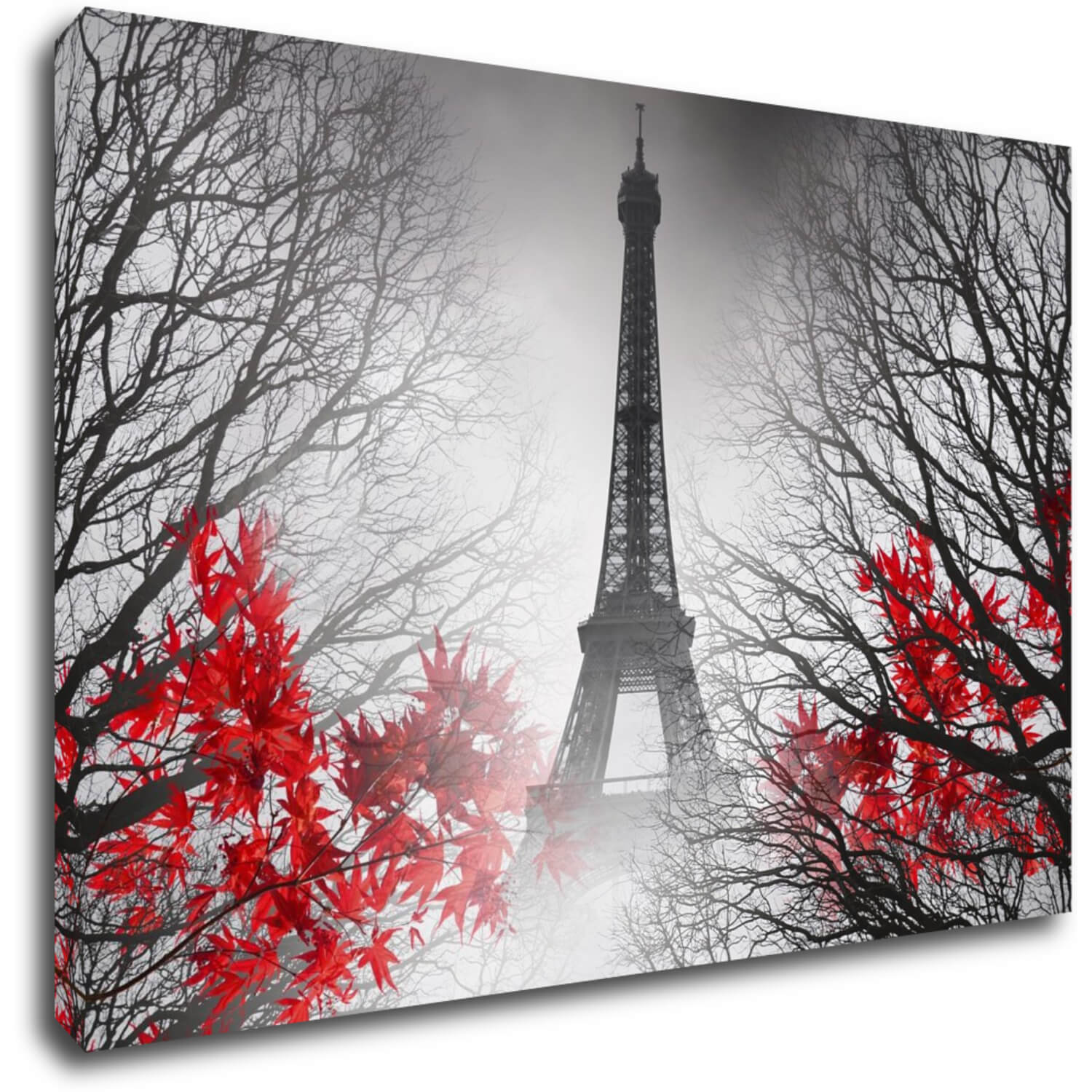 Bild Eiffel tower red details - 60 x 40 cm