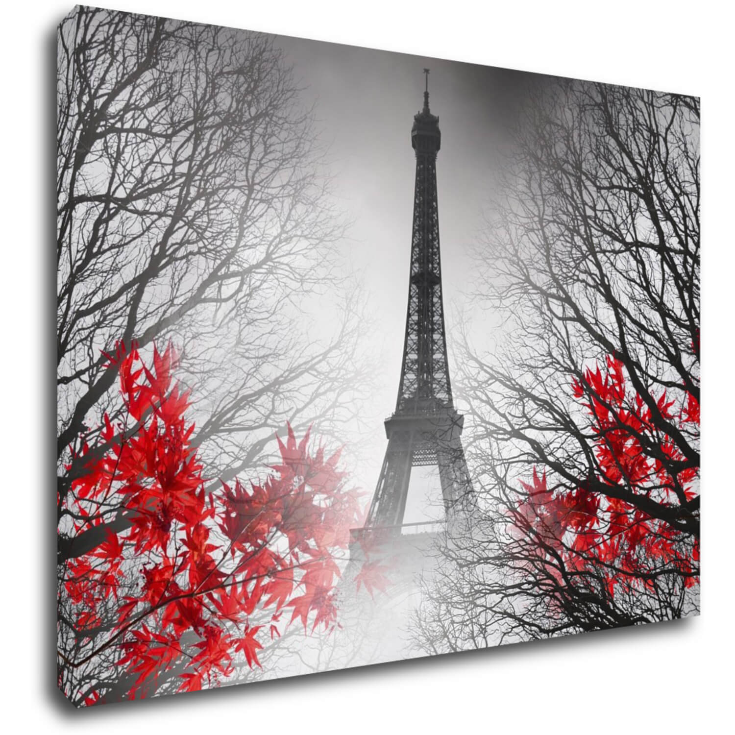 Bild Eiffel tower red details - 70 x 50 cm