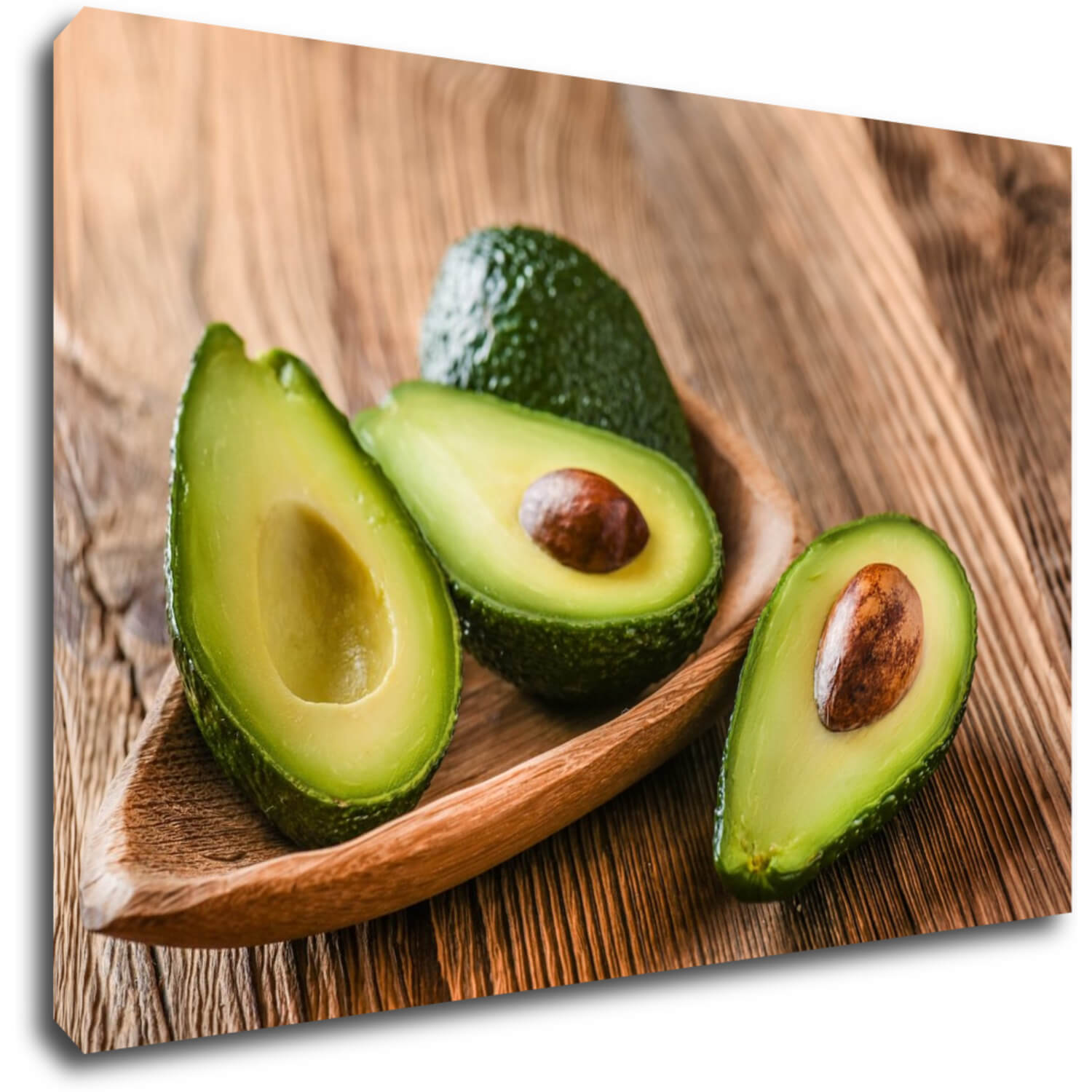 Bild Avocados on wood - 30 x 20 cm
