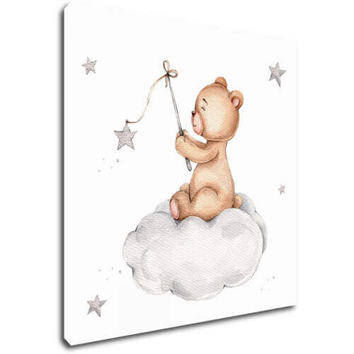 Obraz Little bear with stars