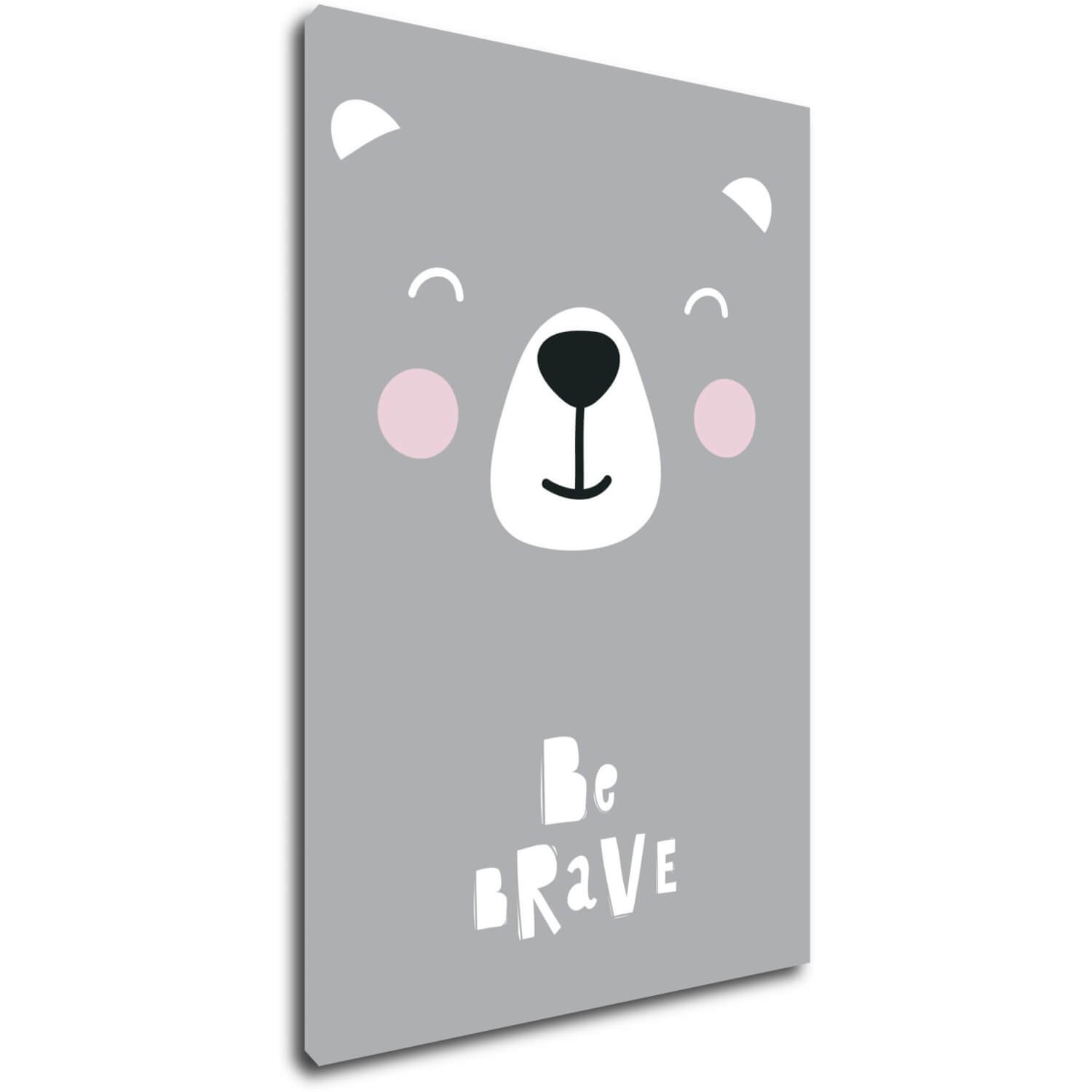 Obraz Be brave Teddy - 40 x 60 cm