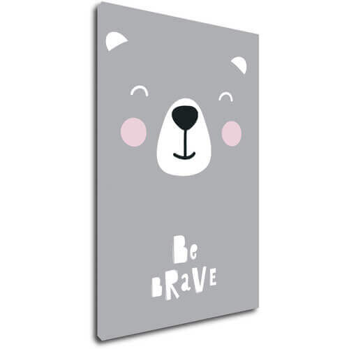 Obraz Be brave Teddy