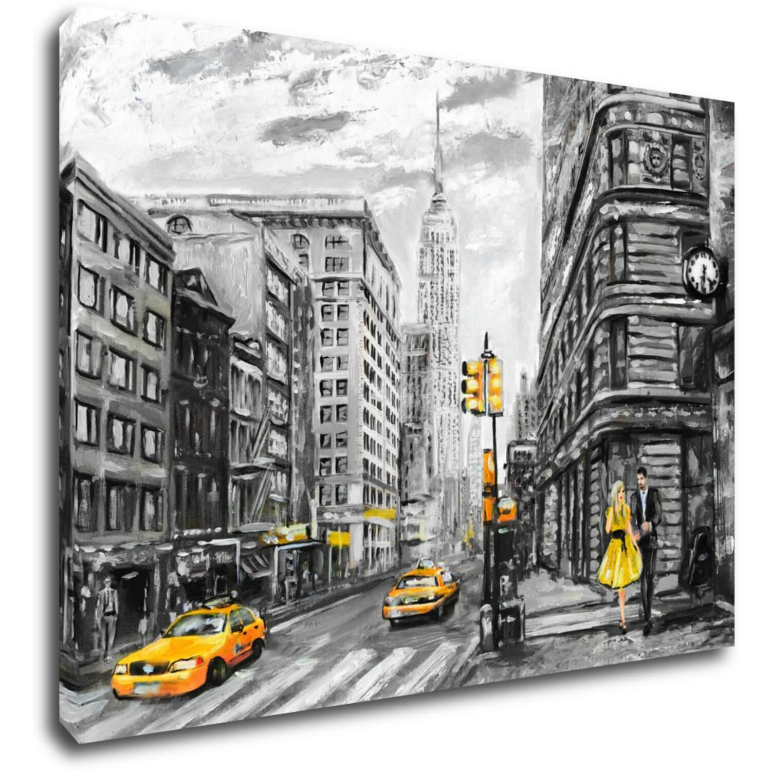 Bild New York Yellow Details - 70 x 50 cm