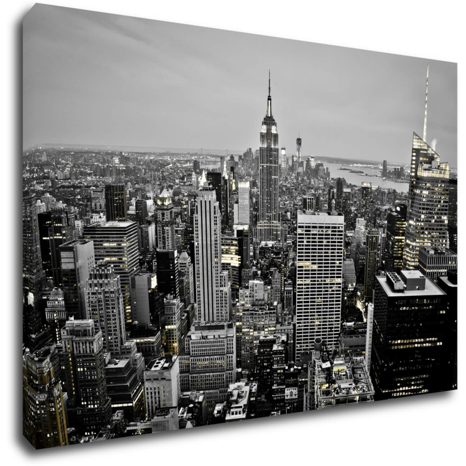 Bild New York in The Night - 90 x 60 cm