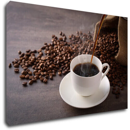 Bild Cup Of Coffee White - 90 x 60 cm