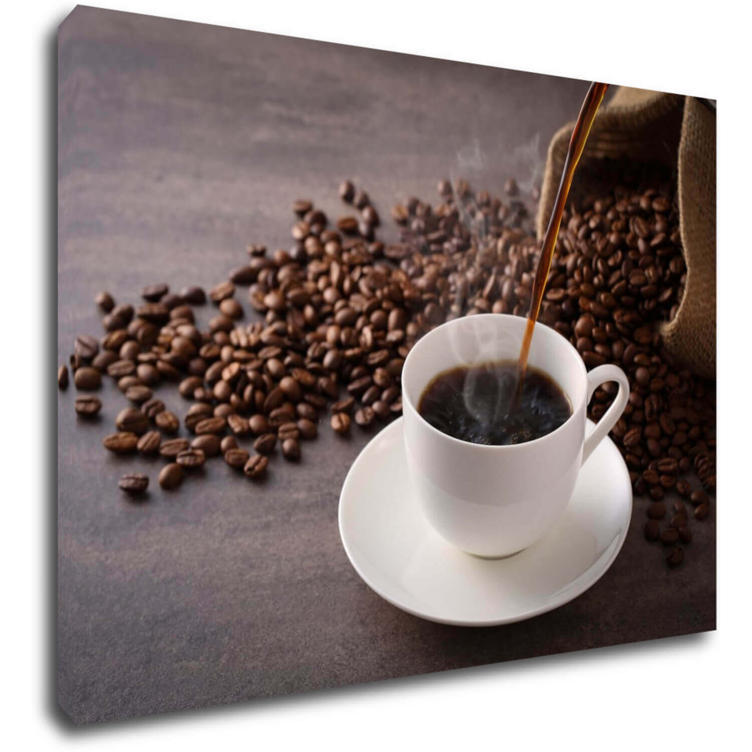 Bild Cup Of Coffee White - 70 x 50 cm