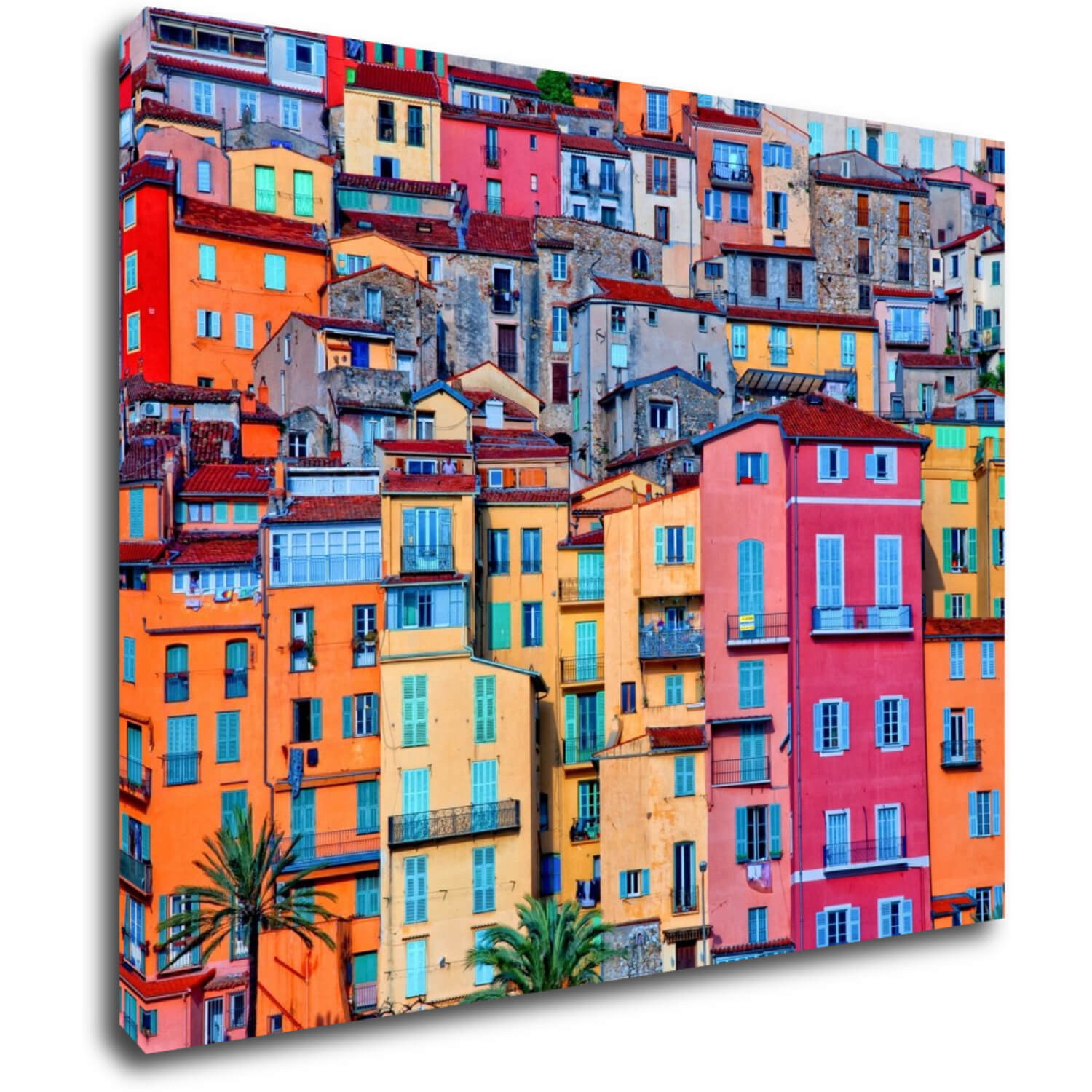 Bild Colorful houses - 90 x 70 cm