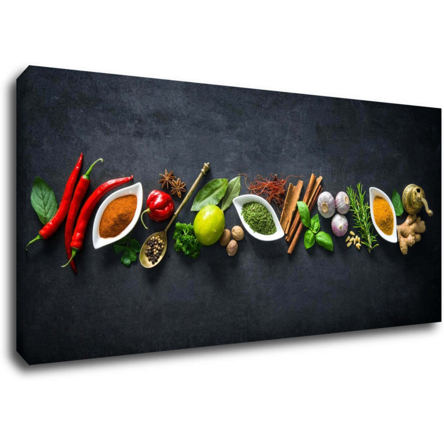 Bild Flavorings and spice - 90 x 40 cm
