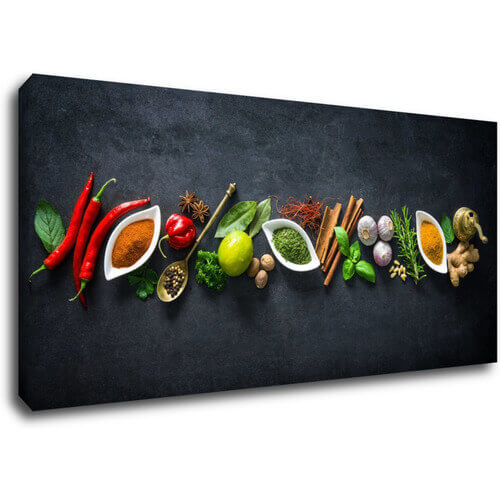 Bild Flavorings and spice - 90 x 40 cm